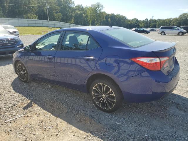 2T1BURHE3FC335818 - 2015 TOYOTA COROLLA L BLUE photo 2