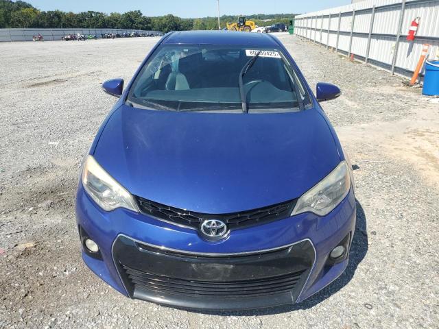 2T1BURHE3FC335818 - 2015 TOYOTA COROLLA L BLUE photo 5