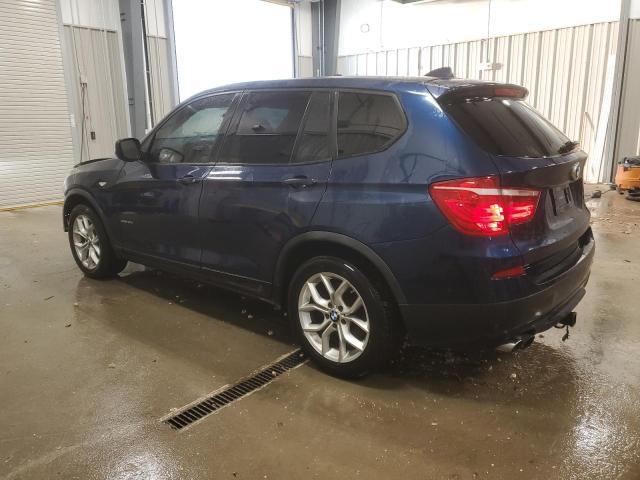 5UXWX7C59E0E79050 - 2014 BMW X3 XDRIVE35I BLUE photo 2