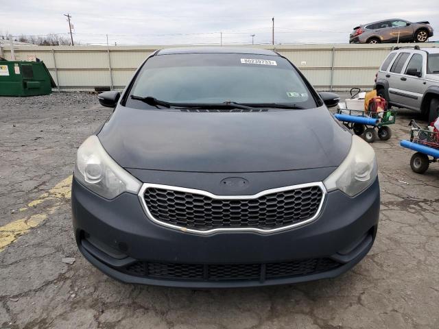 KNAFX4A65E5066258 - 2014 KIA FORTE LX BLACK photo 5