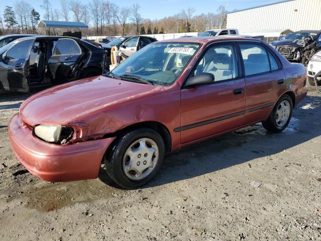 1Y1SK5280WZ434714 - 1998 CHEVROLET GEO PRIZM BASE RED photo 1