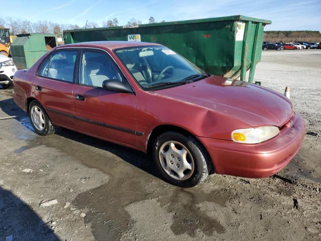 1Y1SK5280WZ434714 - 1998 CHEVROLET GEO PRIZM BASE RED photo 4