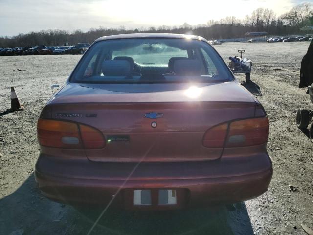 1Y1SK5280WZ434714 - 1998 CHEVROLET GEO PRIZM BASE RED photo 6