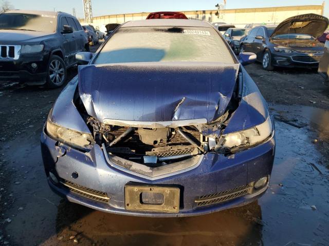 19UUA76567A010662 - 2007 ACURA TL TYPE S BLUE photo 5