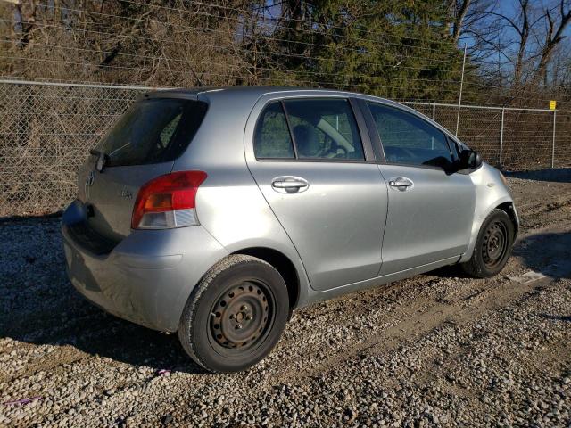 JTDKT4K35B5326767 - 2011 TOYOTA YARIS SILVER photo 3