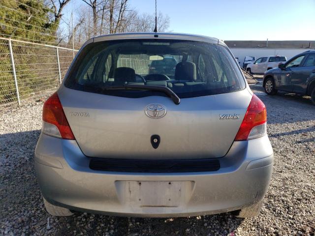 JTDKT4K35B5326767 - 2011 TOYOTA YARIS SILVER photo 6