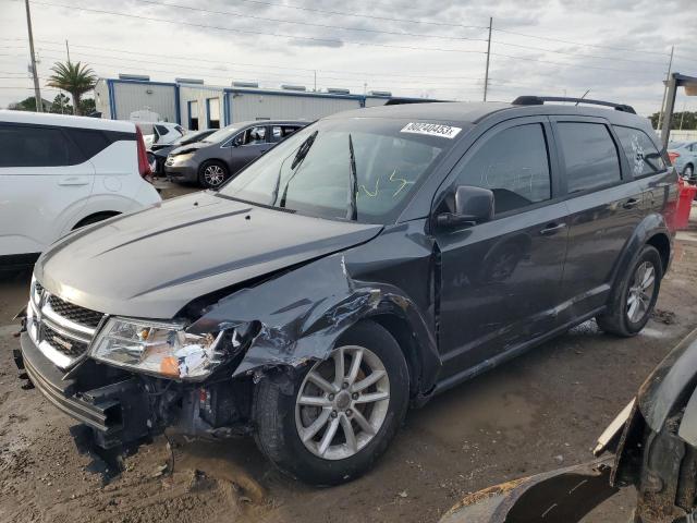 3C4PDCBG4FT556628 - 2015 DODGE JOURNEY CR SXT GRAY photo 1