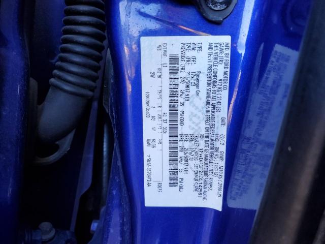 1FADP3F24DL142661 - 2013 FORD FOCUS SE BLUE photo 12