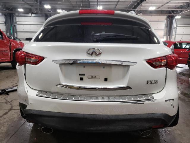 JN8AS1MWXCM152839 - 2012 INFINITI FX35 WHITE photo 6