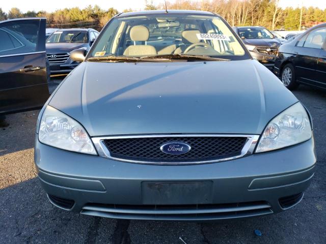 1FAFP34N15W316336 - 2005 FORD FOCUS ZX4 GREEN photo 5