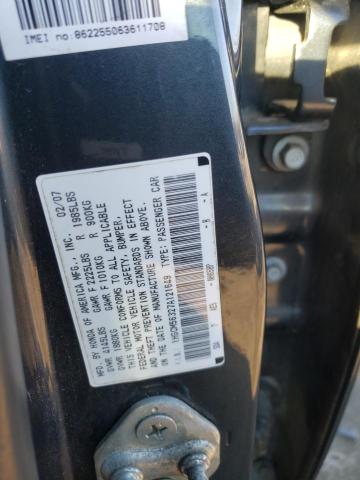 1HGCM56327A121649 - 2007 HONDA ACCORD SE GRAY photo 12