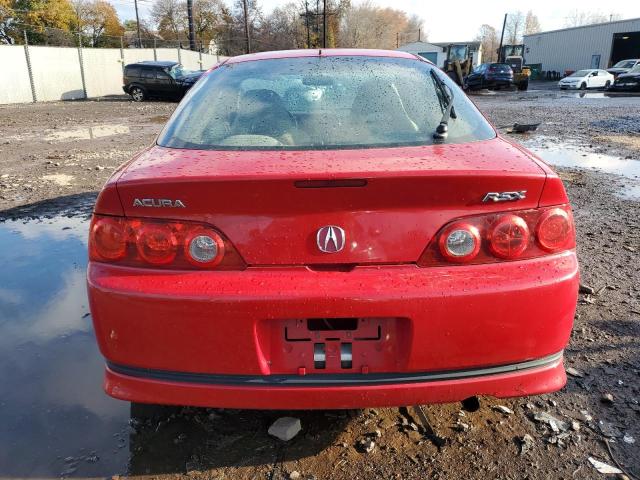 JH4DC54826S015875 - 2006 ACURA RSX RED photo 6