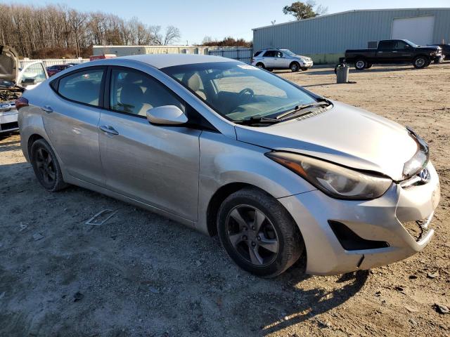 5NPDH4AE1FH580222 - 2015 HYUNDAI ELANTRA SE SILVER photo 4