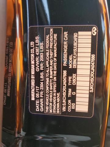 SJKCH5CRXJA047686 - 2018 INFINITI QX30 BASE შავი ფოტო 13