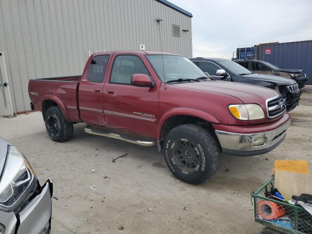 5TBBT481X1S213212 - 2001 TOYOTA TUNDRA ACCESS CAB LIMITED BURGUNDY photo 4