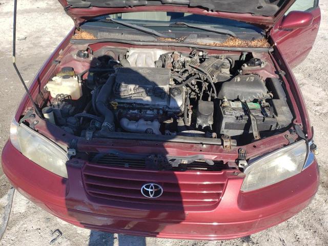 4T1BF22K2VU014396 - 1997 TOYOTA CAMRY CE RED photo 11