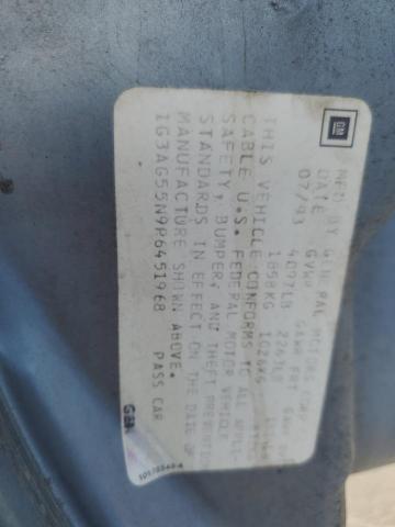 1G3AG55N9P6451968 - 1993 OLDSMOBILE CUTLASS CI S ლურჯი ფოტო 13