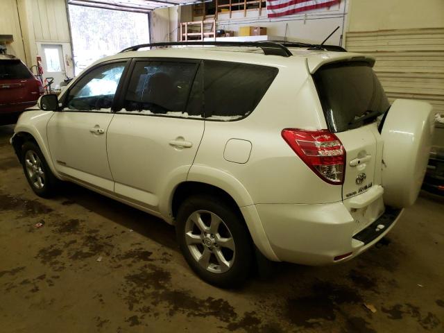 2T3DF4DV3AW075916 - 2010 TOYOTA RAV4 LIMITED WHITE photo 2