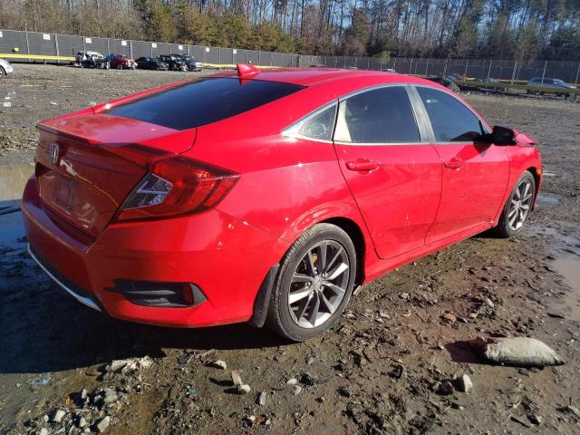 JHMFC1F39KX001844 - 2019 HONDA CIVIC EX RED photo 3