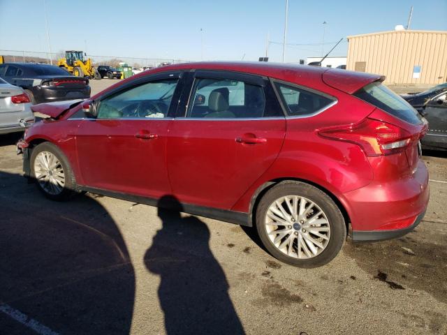 1FADP3N20HL243784 - 2017 FORD FOCUS TITANIUM RED photo 2