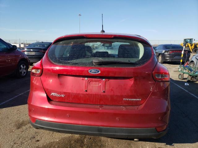 1FADP3N20HL243784 - 2017 FORD FOCUS TITANIUM RED photo 6