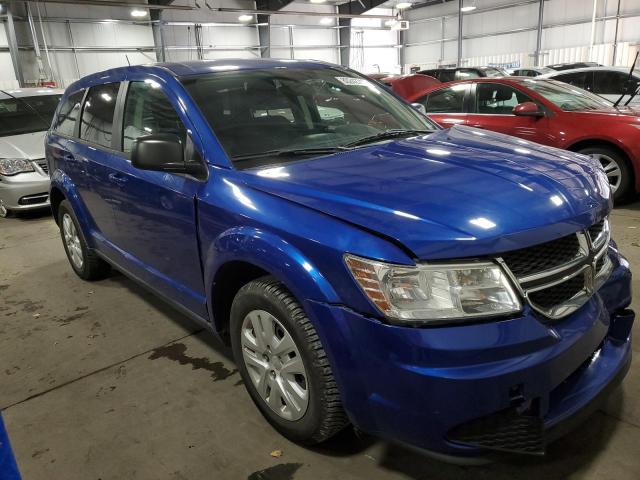 3C4PDCAB1FT719578 - 2015 DODGE JOURNEY SE BLUE photo 4