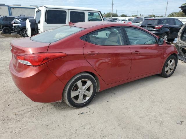 KMHDH4AE3DU811782 - 2013 HYUNDAI ELANTRA GLS RED photo 3