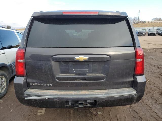 1GNSKJKC2FR712036 - 2015 CHEVROLET SUBURBAN K1500 LT GRAY photo 6