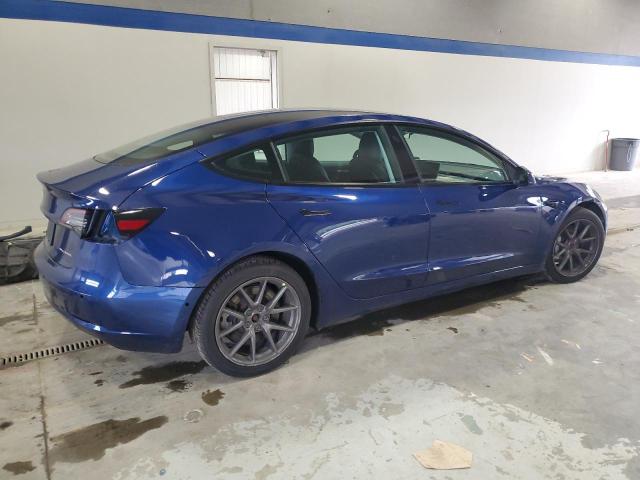 5YJ3E1EB6MF992697 - 2021 TESLA MODEL 3 ლურჯი ფოტო 3