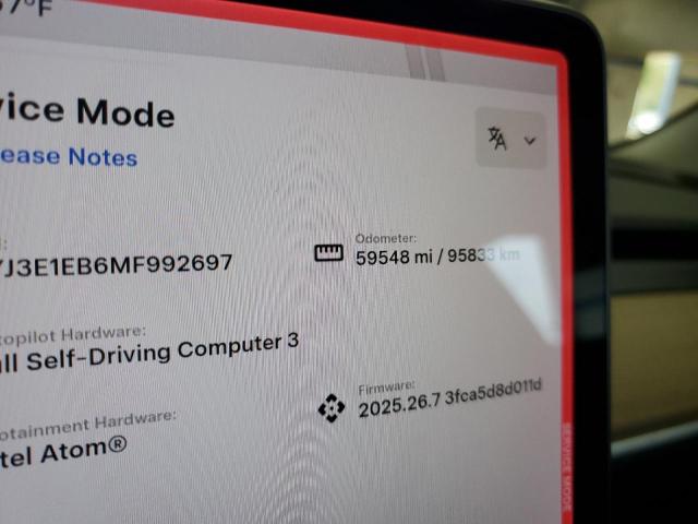 5YJ3E1EB6MF992697 - 2021 TESLA MODEL 3 ლურჯი ფოტო 9