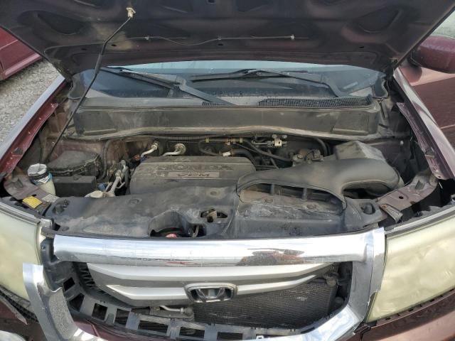 5FNYF4H55AB037573 - 2010 HONDA PILOT EXL 勃艮第红 照片 12