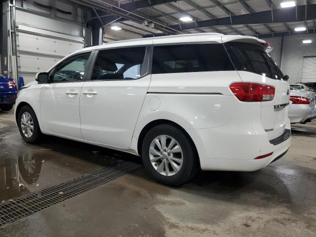 KNDMB5C10G6087290 - 2016 KIA SEDONA LX WHITE photo 2