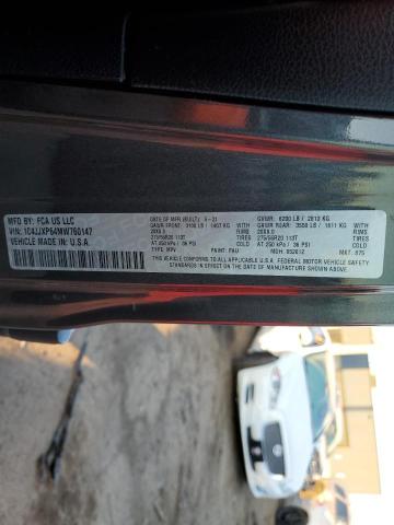 1C4JJXP64MW760147 - 2021 JEEP WRANGLER U SAHARA 4XE GRAY photo 12