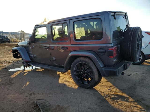 1C4JJXP64MW760147 - 2021 JEEP WRANGLER U SAHARA 4XE GRAY photo 2