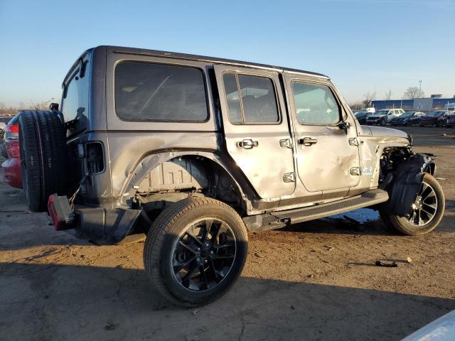 1C4JJXP64MW760147 - 2021 JEEP WRANGLER U SAHARA 4XE GRAY photo 3