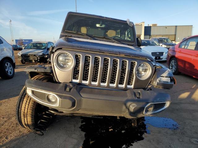 1C4JJXP64MW760147 - 2021 JEEP WRANGLER U SAHARA 4XE GRAY photo 5