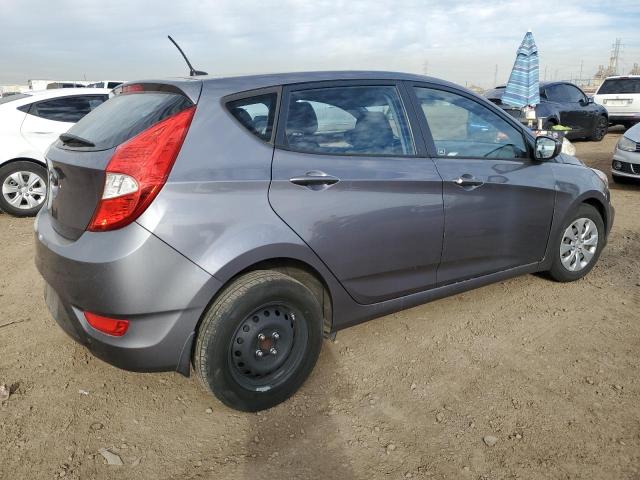 KMHCT5AE4FU226518 - 2015 HYUNDAI ACCENT GS SILVER photo 3