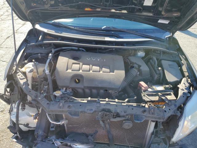 1NXBU4EEXAZ234886 - 2010 TOYOTA COROLLA BASE BLACK photo 11
