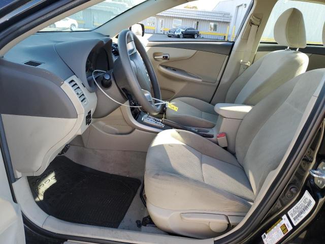 1NXBU4EEXAZ234886 - 2010 TOYOTA COROLLA BASE BLACK photo 7