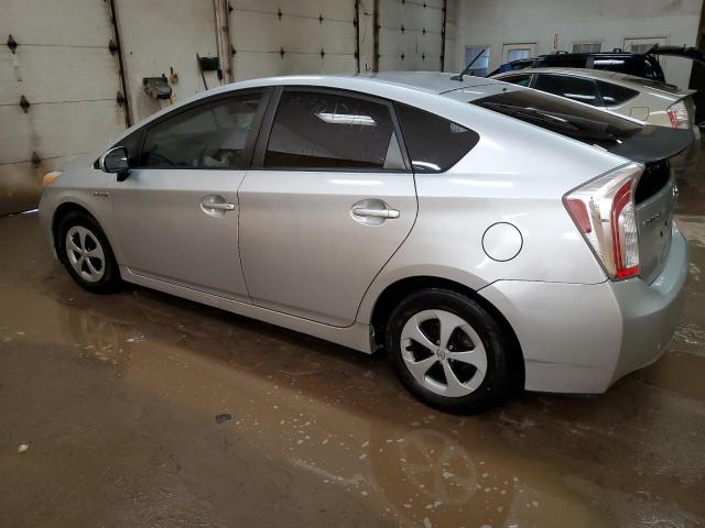 JTDKN3DU9D0344828 - 2013 TOYOTA PRIUS SILVER photo 2