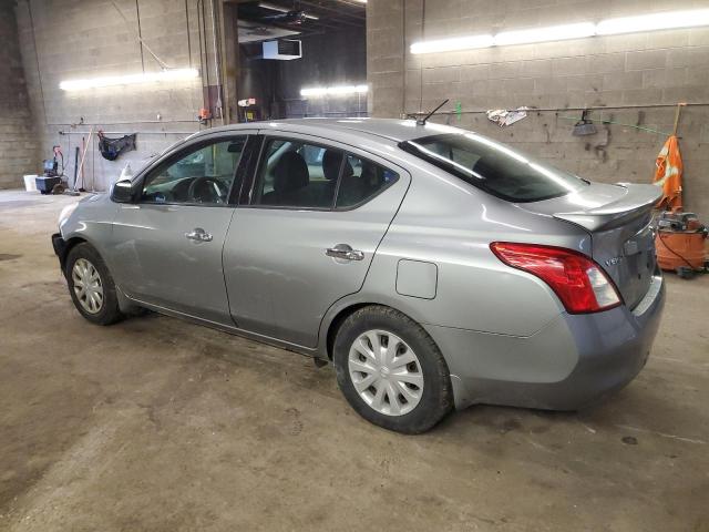 3N1CN7AP9EL822909 - 2014 NISSAN VERSA S GRAY photo 2