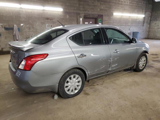 3N1CN7AP9EL822909 - 2014 NISSAN VERSA S GRAY photo 3