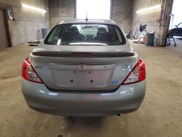 3N1CN7AP9EL822909 - 2014 NISSAN VERSA S GRAY photo 6