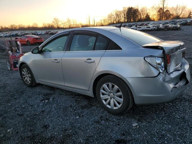 1G1PC5SH1B7104747 - 2011 CHEVROLET CRUZE LS SILVER photo 2