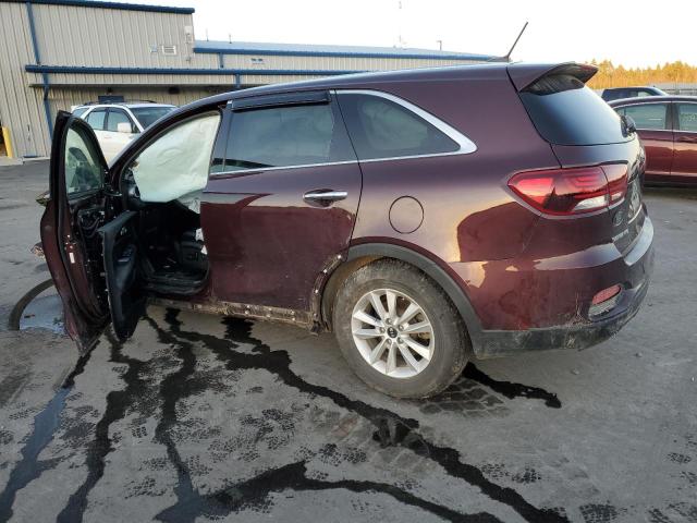 5XYPGDA58KG523260 - 2019 KIA SORENTO LX MAROON photo 2