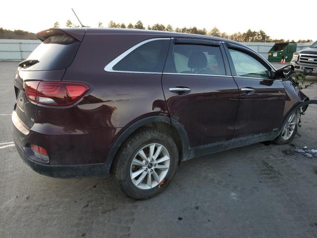 5XYPGDA58KG523260 - 2019 KIA SORENTO LX MAROON photo 3