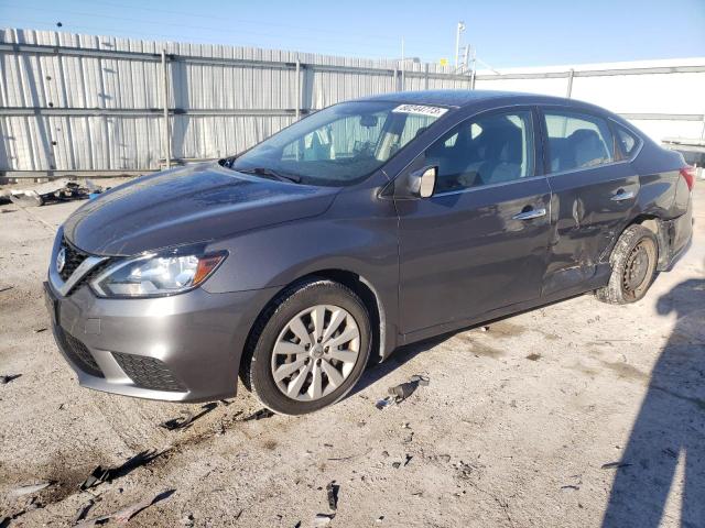 3N1AB7APXHL657506 - 2017 NISSAN SENTRA S GRAY photo 1