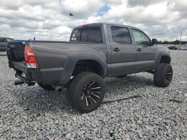 5TFJX4GN5EX033695 - 2014 TOYOTA TACOMA DOUBLE CAB GRAY photo 3