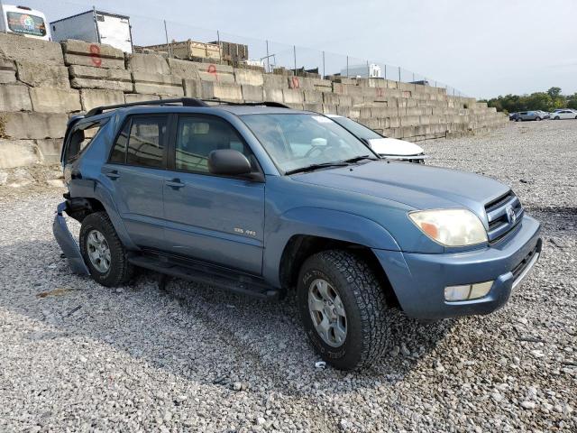 JTEBU14R930018492 - 2003 TOYOTA 4RUNNER SR5 BLUE photo 4