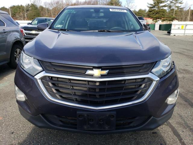 3GNAXSEV6JS603021 - 2018 CHEVROLET EQUINOX LT BLUE photo 5